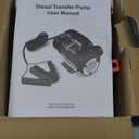 Orion Motor Tech Diesel Transfer Pump, 12V Fuel Transfer Pump, 12 gpm Portable Electric Fuel Pump for Oil Change, Automotive Marine Self Priming Oil Extractor Pump Suction Pump, Oil Not Included