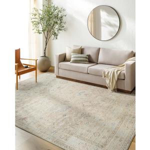 Livabliss x Becki Owens Marlene Vintage Medallion Area Rug, 3'11" x 5'7", Cream