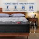 AVAGA Full Size Mattress 10 Inch in a Box Hybird, Fiberglass Free