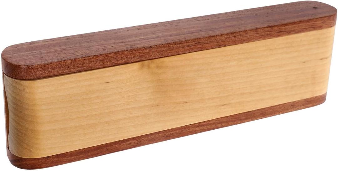 Wooden Pen Case Box Single Fountain Pen Case Empty Pen Box Pen Presentation Display Box Fountain Pen Container for Home Office Dekstop Stationery Supplies