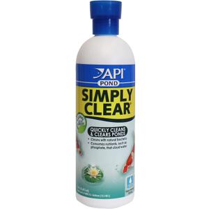 API POND SIMPLY CLEAR Pond Water Clarifier 16-Ounce Bottle (248B)