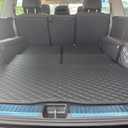 Trunk Mat for Mercedes GLS 2+3+2 Seat, Black | GLS with Air Vent on Left Trunk, 2022-2026, Custom Fit