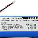 UNIKARO Replacement Li-ion Battery for Wahl KM Cordless Clippers - Replaces 93049-101 1500mh
