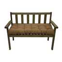 Waterproof Indoor/Outdoor Bench Cushion, Swing Cushion, Thicken Patio Bench Rocking Seat Pad for Lounger Garden Patio Lounger Bench,Wicker Loveseat Settee (Coffee)