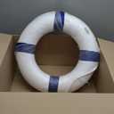 20 Inch Safety Life Preserver Ring Buoy for Swimming, Swim Foam Ring - Pool Safety Throw Rings, Rescue Lifeguard Wall Decoration (Blue)