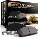 Power Stop 17-1611 Z17 Front Ceramic Brake Pads with Hardware For Explorer Flex Police Interceptor Sedan Police Interceptor Utility Special Service Police Sedan Taurus MKS MKT [Model Specific]