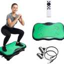 Vibration Plate Exercise Machine for Whole Body Workout, Professional Vibrating Plate with 330lbs Capacity, 5 Preset Programs & Bluetooth for Home Office Lymphatic Drainage & Weight Loss