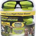 Battlevision Polarized Night Glasses, As Seen on TV Sport Glasses with Green Lenses Reduce Glare To Improve Night Vision, 2 Pack, Holiday Gift