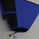 Queenmore Dog Cones for Large Dogs, Soft Dog Cone for Large Breeds, Cone for Dogs After Surgery, Adjustable Elizabethan Collar for Pet to Prevent Licking Wounds, Blue L