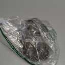 CJL HAIR 2PCS Messy Bun Hair Pieces Wavy Curly Synthetic Updo Chignon Fake Scrunchies Ponytail Extension for Women Ash Grey