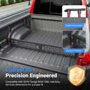 Truck Bed Divider Compatible with 2019-2025 Dodge RAM 1500 Truck Bed Organizer Cargo Manager Replacement for 2019-2025 Dodge RAM Accessories