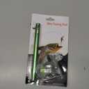 Lixada Fishing Rod Reel Combo Mini Pen Fishing Pole Kit Telescopic Fishing Rod Spinning Reel Combo Kit (1.0 m, Green)