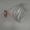 NTNEV 3/4" Car Safety Siphon Hose, Fit for Gasoline/Fuel/Water Transfer, Car Universal Transparent PVC Tube Manual Pump, Universal for Most Car Accessories (Copper Valve 6FT)
