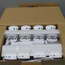 Conair Hot Rollers for Long, Medium & Short Hair, 12 Ceramic Flocked 1-Inch and 1-Inch Heated Hair Rollers with Clips, Hot Curlers for Women, Volume & Curls