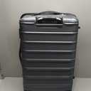 Samsonite Omni 2 Hardside Expandable Luggage with Spinner Wheels, 2-Piece Set (19/24), SOLID CHARCOAL