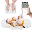 GROWNSY Smart Baby/Pet Scale,Digital Baby Weight Scale with App for Tracking Growth of Infant, Toddler,Puppy,and CatSupports Up to 330 lbs, with Hold Function, 27-inch Height Measurement,5 Units