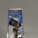 Camco 5/8" Brass and Steel Quick Hose Disconnect - Connect and Disconnect Between Multiple Hose Attachments | Automatic Shut-Off When Disconnected | 1 Female & 3 Male Fittings - 4 Count - (20136)