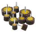 10 Pcs Abrasive Flap Wheels Sander, 1/4'' Shank Flap Wheel for Drill, Grinder, Rotary Tools (25/30/40/50/60mm)