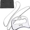 FeelFree Sport 3 in 1 Muscle Scraper Tool-Gua Sha Scraping Tool Physical Therapy Massage Tool-Soft Tissue Mobilization for Back, Legs, Arm (A+D+S)