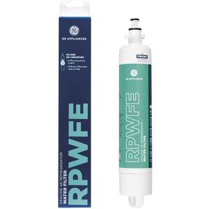 GE RPWFE Refrigerator Water Filter, Genuine Replacement Filter, Certified to Reduce Lead, Sulfur, and 50+ Other Impurities, Replace Every 6 Months for Best Results, Pack of 1