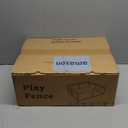 Baby Playpen with Mat, 50x50 Inch Playpen with Mat Waterproof for Babies and Toddlers Play Pen Playards Safety Gate Fence Active Center Indoor (Dark Grey + Mat)