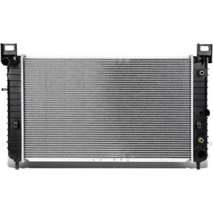 28-1/4" Engine Coolant Radiator with Transmission Oil Cooler Compatible with Chevy Silverado, Tahoe & GMC Sierra 1500 2500, Yukon, Automatic Transmission, without Engine Oil Cooler