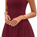 PRETTYGARDEN Summer Dresses for Women 2026 Elegant Classy Spring A Line Business Casual Work Graduation Cocktail Short Dress (Red, M)