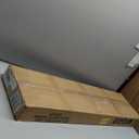 Fabric Dresser for Bedroom, Tall Skinny Dresser with 6 Drawers, Storage Organizer Tower, Steel Frame Wooden Top for Closet, Living Room, Hallway(Rustic Brown)