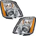 labwork HID Headlights Assembly Replacement for DTS 2008-2011 4.6L Projector Headlamp Passenger & Driver Side 20861482 20861481