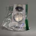 Tip-Toe Bath Tub Drain Trim Kit Set Assembly with Two-Hole Overflow Faceplate Stopper Plug Universal Fine Coarse Thread Screws Gasket Adapter for Bathroom Bathtub (Brushed Nickel)