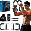 Twister Arm Trainer, Adjustable 5 Resistance Levels (40-130 lbs) Chest & Arm Workout Equipment for Men & Women