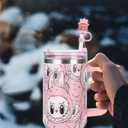 10mm Silicone Straw Covers for Stanley Cup 30&40oz (9-Pack) - Reusable Dust-Proof Straw Topper Caps & Lid Accessories