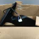 Left Driver Side Mirror Compatible With 2014 2015 2016 2017 2018 2019 2020 2021 Infiniti Q50 With Manual Folding Power Glass Turn Signal Black Replace#963024HB0A(7Pins)
