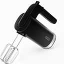 Cordless Hand Mixer, 3 Speed Rechargeable Hand Mixers Electric, Type-C Charging Cable Dual-head Whisk for Whipping Mixing Egg, Cake Dough, Mashed Potatoes and More