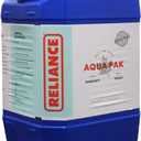 Reliance Products Aqua-Pak 5 Gallon Rigid Water Container, Blue, 11.5 Inch x 9.1 Inch x 15.4 Inch