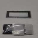 QCAA Soild Brass Mail Slot, with Solid Brass Interior Frame, 8-7/8''X2-7/8" Venetian Bronzet 1 Pack, Made in Taiwan