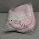 PandaEar Baby Bath Pad for Infant Newborn | Soft Flower 5 Petals for Sink Bathtub Essentials Shower Gift (Pink)