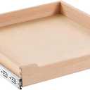 VEVOR Pull Out Cabinet Organizer, 20"W x 21"D Cabinet Drawer, Soft Close Slide out Shelf, Heavy-Duty Sliding Wood Drawer, Bottom Mount Size20.5"W x 23"Dand Side Mount Size21"W x 23"D