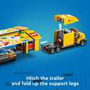 LEGO City Yellow Delivery Truck Toy - Semi Truck Building Toy for Boys & Girls, Ages 8+ Years - Gift for Birthdays - Pretend Play W/ 3 Minifigures - 60440