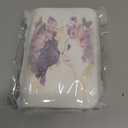 FiitCASE Cute Women Wallet, PU Little Women Coin Purse Wallet-Zipper Pocket Wallet,Small Slim Thin Credit Card Wallet for Female Ladies Teen Girls Girly,Cat Pattern (YinYang Bloom Cats)