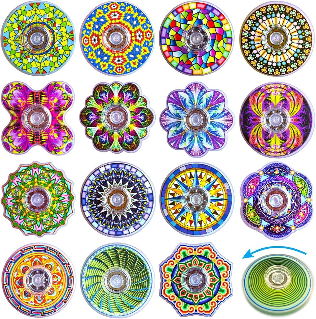 30 Pack Mini Fidget Spinner Toys Bulk,Party Favors Supplies Goodie Bag Stuffers Gifts for Kids Boys Girls Adults Anxiety ADHD Stress Relief,Carnival Treasure Box Sensory Toys Classroom Prizes, Small