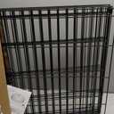 PEEKABOO Dog Pen Pet Playpen Dog Fence Indoor Foldable Metal Wire Exercise Puppy Play Yard Pet Enclosure Outdoor 8 Panels 24 Inch (Only Black playpen)