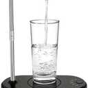 Desktop Water Dispenser for 5 Gallon Bottle, Automatic Countertop Water Dispenser, 6 Dispense Modes, USB Rechargeable, Universal Water Jug Pump for Home, Office, Kitchen, Camping (Black)