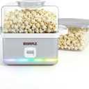 Popcorn Machine with Bowl - 12 Cup Electric Popcorn Maker for Home Movie Nights & Parties - Countertop Popcorn Popper - Gray