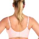 HSIA Minimizer Bras for Women Plus Size, Full Coverage Coolcomfort T Shirt Unlined Bra with Underwire for Heavy Breast (Pink)