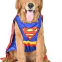 DC Comics Superhero Superman Halloween Costume for Dogs, Medium (Blue)