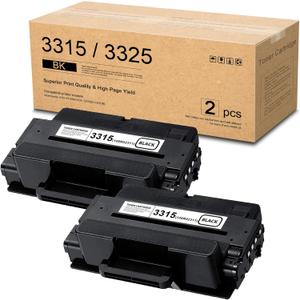 WorkCentre 3315 / 3325 Black Toner Cartridge 2Pack (5,200 Pages/Pack) - Compatible 106R02311 Toner Cartridge Replacement for Xerox WorkCentre 3315 3315DN 3325 3325DN 3325DNI Printer