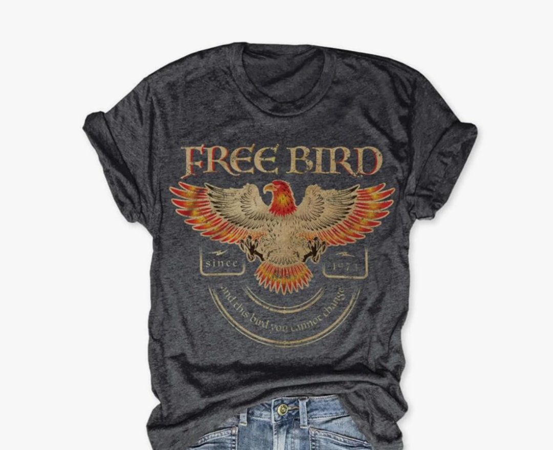 Women Vintage Rock Band Shirts Country Music Shirts Graphic Tees Concert Outfit Short Sleeve Tops (XL)