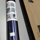 ADD.HERES One Way Window Privacy Film, Sun Blocking Anti UV Reflective Static Cling, Window Tint for Home and Office, No Glue Garage Solar Paper, Blue Silver, 35.43" x 78.7"