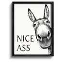 Framed Bathroom Art Bathroom Wall Decor Farmhouse Home Decor Sets Vintage Funny Wall Art Signs (Black, 11"x14")